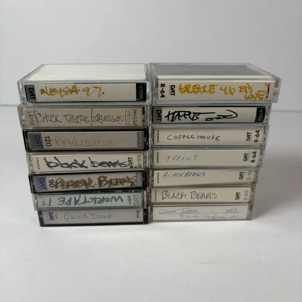 Lot of 14 DAT Digital Audio Tapes Mixed Brands Used Ampex Sony TDK Maxell BASF